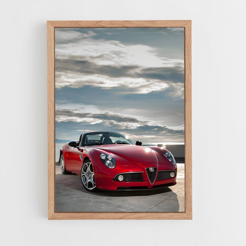 Poster Alfa Spider – affiche Alfa Romeo (vue 4)
